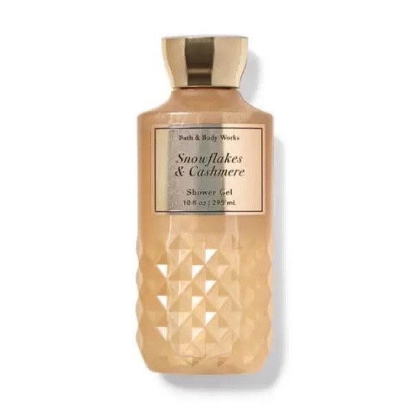 BATH & BODY WORKS - SNOWFLAKES & CASHMERE SHOWER GEL (SỮA TẮM 295ml)