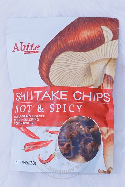 Abite - Shiitake Chips Hot & Spicy (Nấm Vị Cay 155g)