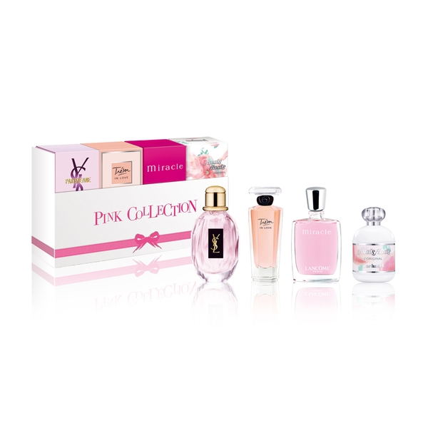 PINK COLLECTION -GIFT SET (EDP YSL 7,5ml, LANCOME 2x5ml, EDT ANAIS 6ml)