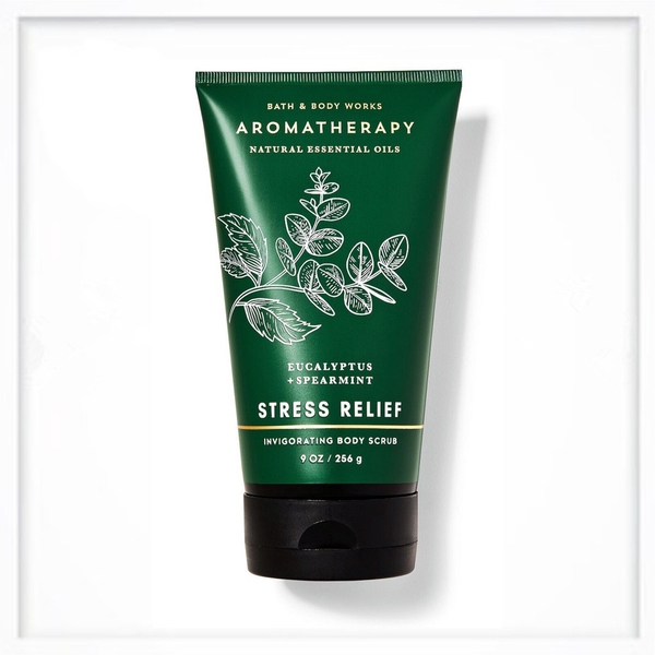 BATH & BODY WORKS - AROMATHERAPY EUCALYPTUS + SPEARMINT BODY SCRUB (TẨY TẾ BÀO CHẾT THƯ GIẢN 256G)
