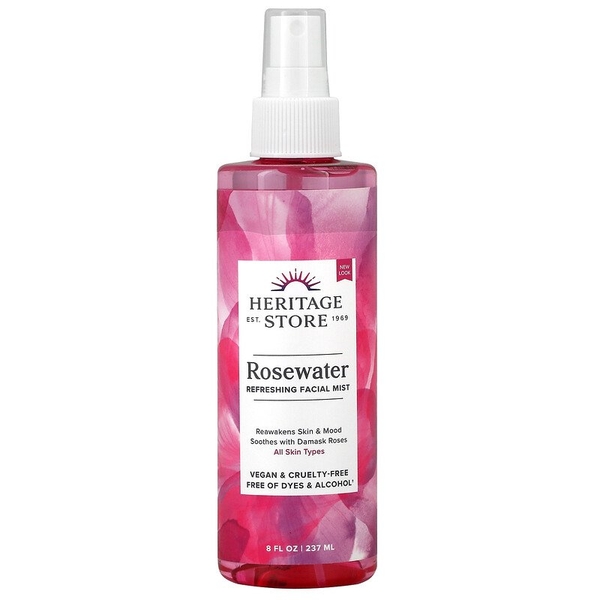 HERITAGE Store - Rose Water Refreshing Facial Mist (Xịt Khoáng Hoa Hồng 237ml)