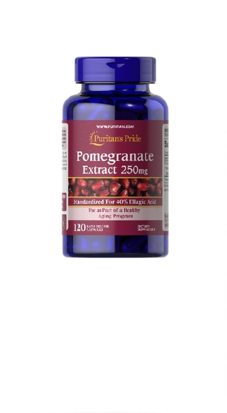 Puritan’s Pride - Pomegranate Extract 250mg (Viên Uống Chống Nắng 120 Viên)