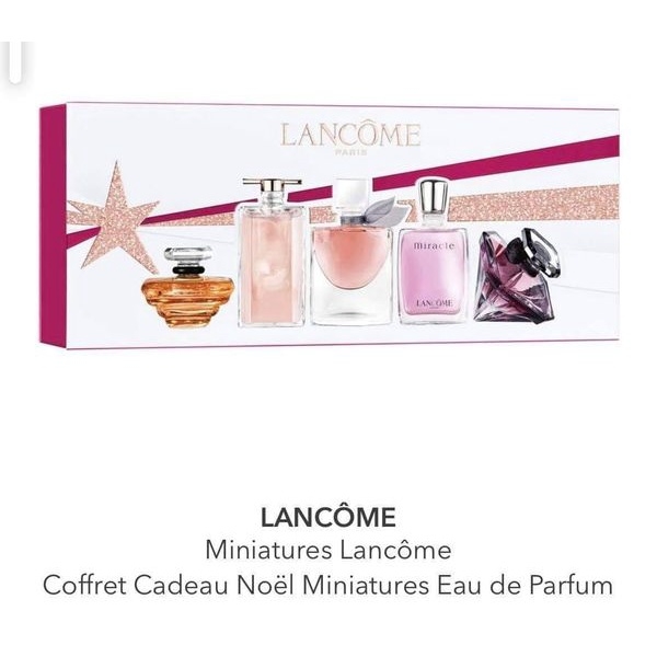 LANCOME - L’EAU DE PARFUM (Trésor 7,5ml ,La Vie Est Belle 4ml ,IDOLE 5ml ,LA NUIT TRESOR 5ml ,MIRACLE 5ml)