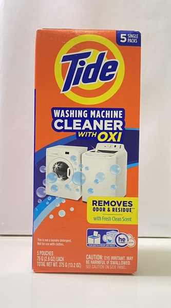 TIDE - WASHING MACHINE CLEANER WITH OXI (TẨY LỒNG GIẶT 5x75G)