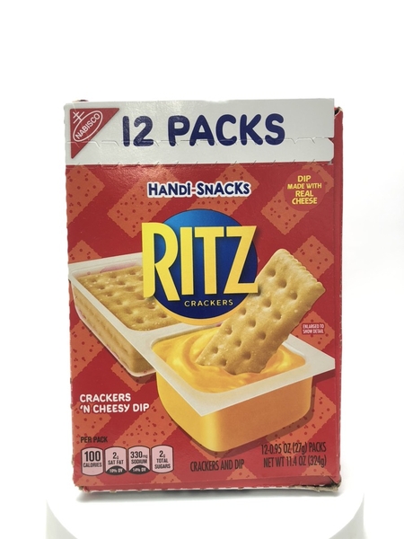 NABISCO - RITZ CRACKERS CHEESY DIP (BÁNH RITZ GIÒN CHẤM PHÔ MAI 324G)