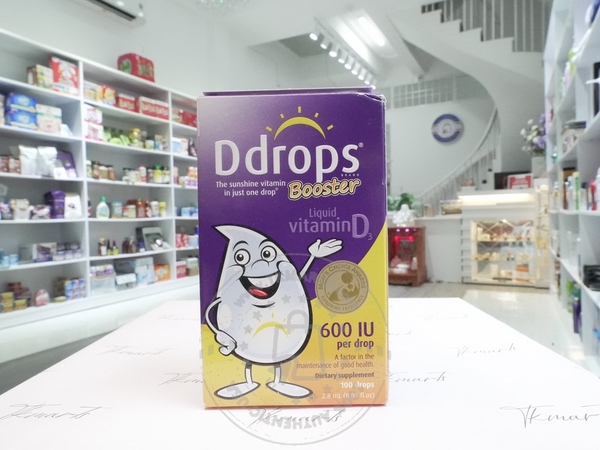 D Drop Booster - Vitamin D3 600 IU (Cung Cấp Vitamin D3 Cho Bé)