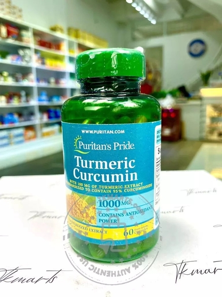 Puritan Pride - Tumeric Curcumin (Viên Nghệ 1000mg 60 Viên)