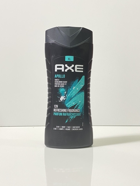 AXE - APOLLO 12H REFRESHING FRAGRANCE (SỮA TẮM NAM 3IN1 400ml)