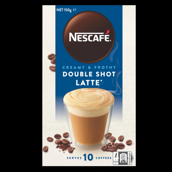 NESCAFE - CREAMY & FROTHY DOUBLE SHOT LATTE (COFFE LATE DOUBLE SHOT 150G)