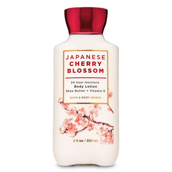 BATH & BODY WORKS - 24 HOUR MOISTURE JC BLOSSOM (DƯỠNG THỂ 24H HOA ANH ĐÀO 236ml)