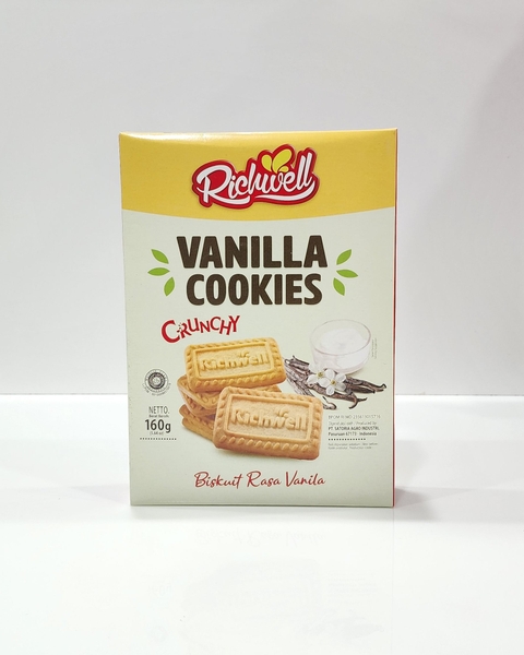 RICHWELL - VANILLA COOKIES (BÁNH QUY VANILLA 160G)