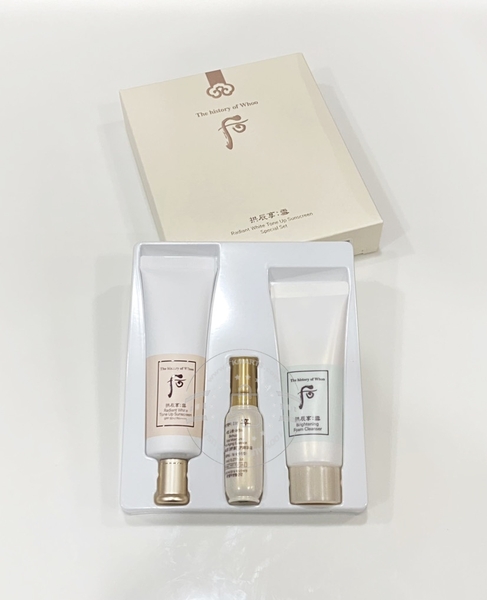 THE HISTORY OF WHOO - RADIANT WHITE TONE UP SUNSCREEN SPECIAL SET