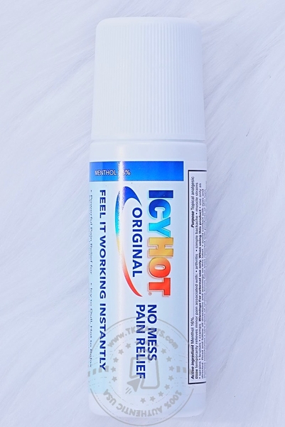 ICY HOT - Original No Mess Pain Relief (Lăn Giảm Đau 73ml)