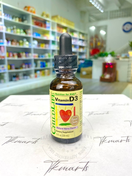 CHILDLIFE - VITAMIN D3 (BỔ SUNG VITAMIN D3 CHO BÉ 30ml)