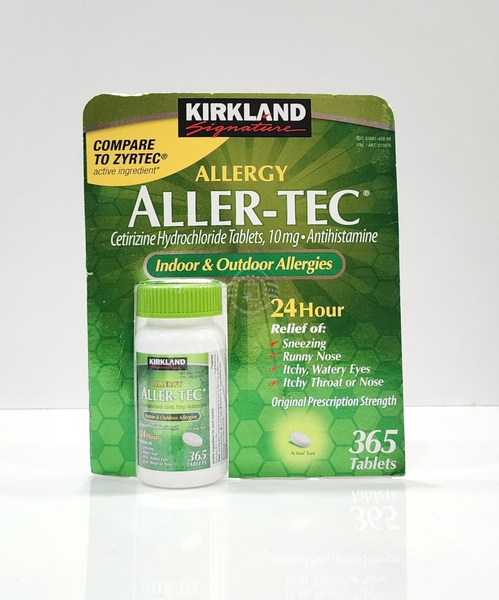 KIRKLAND - ALLERGY ALLER-TEC (VIÊN UỐNG CHỐNG DỊ ỨNG 365 VIÊN)