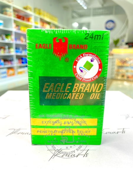 EAGLE BRAND - Dầu Con Ó ( Xanh Lá 24ml )