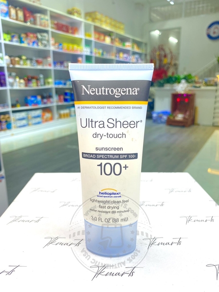 NEUTROGENA - ULTRA SHEER DRY-TOUCH 100+ (KEM CHỐNG NẮNG 100+ 88ml)