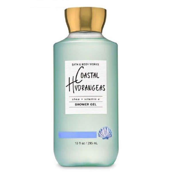 BATH & BODY WORKS - SHOWER GEL COASTAL HYDRANGEAS (SỮA TẮM 295ml)
