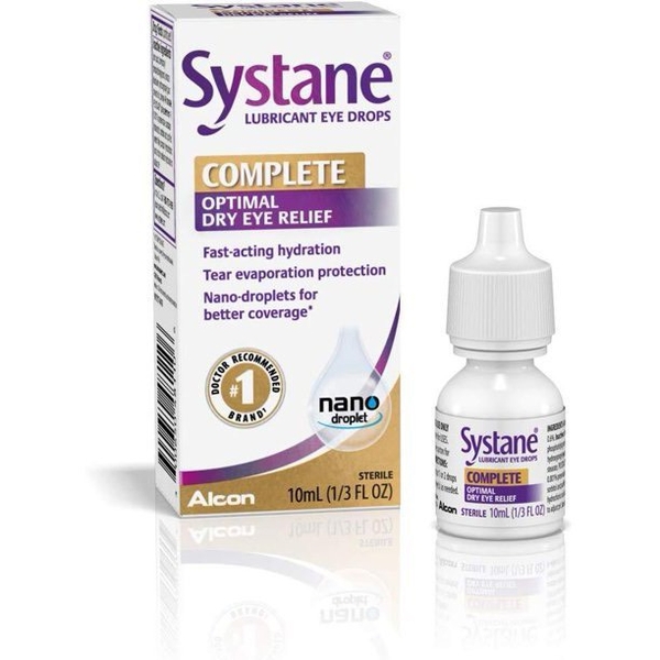 SYSTANE COMPLETE OPTIMAL DRY EYE RELIEF (THUỐC NHỎ MẮT NANO 10ml)