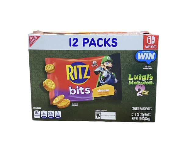 NABISCO - RITZ BITS CHEESE ( BÁNH RITZ NHÂN PHÔ MAI 336G )