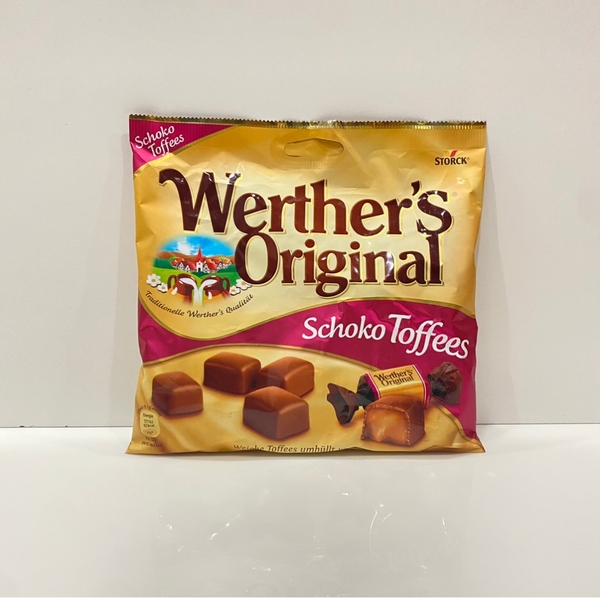 STORCK - WERTHER’S ORIGINAL SCHOKO TOFFEES (KẸO SCHOKO TOFFEES 180G)