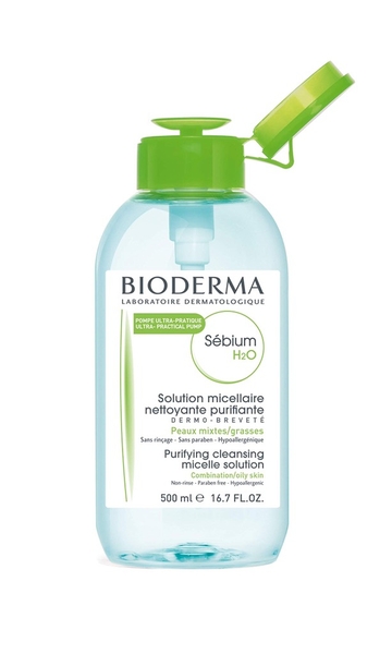 BIODERMA - SÉBIUM H20 (TẨY TRANG DA THƯỜNG, DẦU 500ml)