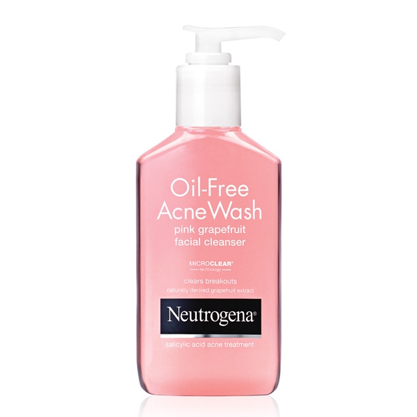 NEUTROGENA - OIL-FREE ACNE WASH PINK GRAPEFRUIT (SỮA RỬA MẶT DA DẦU, MỤN 177ml)