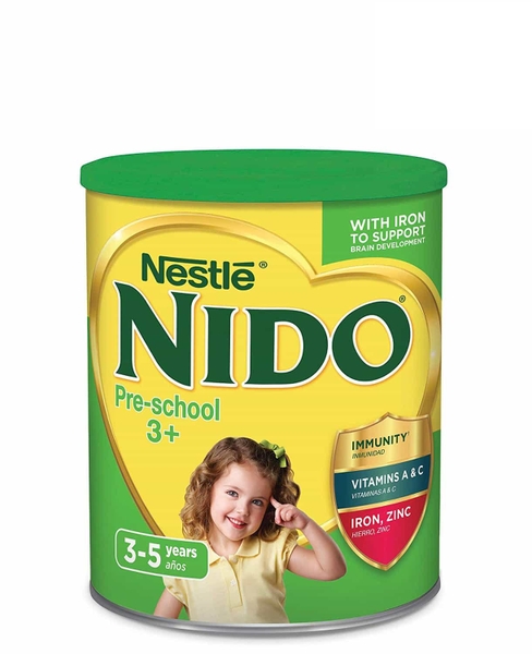 NESTLE - NIDO (SỮA BỘT NGUYÊN KEM CHO BÉ 2 - 5 TUỔI 800G)