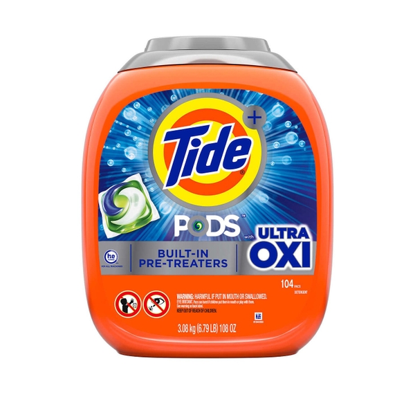TIDE - ULTRA OXI 4IN1 (VIÊN GIẶT 4IN1 ULTRA OXI 104 VIÊN)