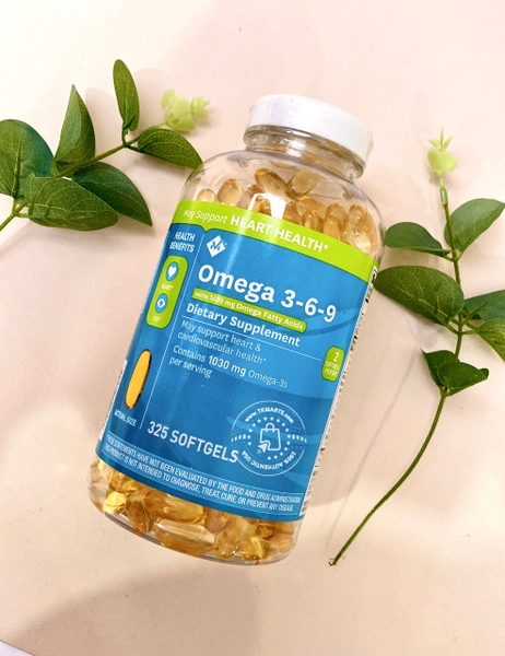 Member’s Mark - Omega 3-6-9 (Bổ Mắt, Da, Não 325 Viên)