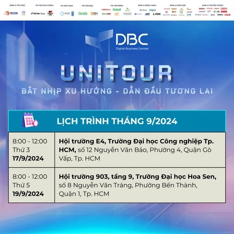 Unitour 2024 Kicks Off at Industrial University of Ho Chi Minh City and Hoa Sen University
