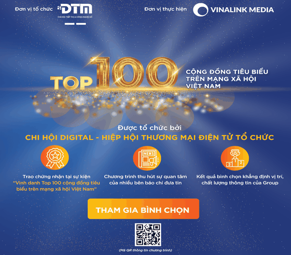 The event honoring top 100 typical communities on Vietnam Social Network