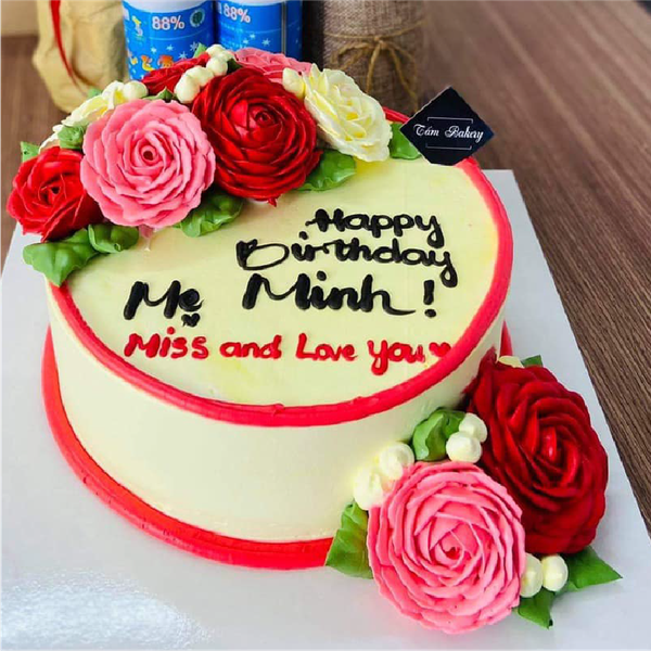 Bánh Kem Hình Tròn T000185