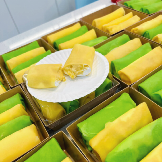 Hộp Crepe sầu riêng 4 bánh