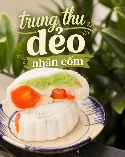 Trung thu dẻo nhân cốm