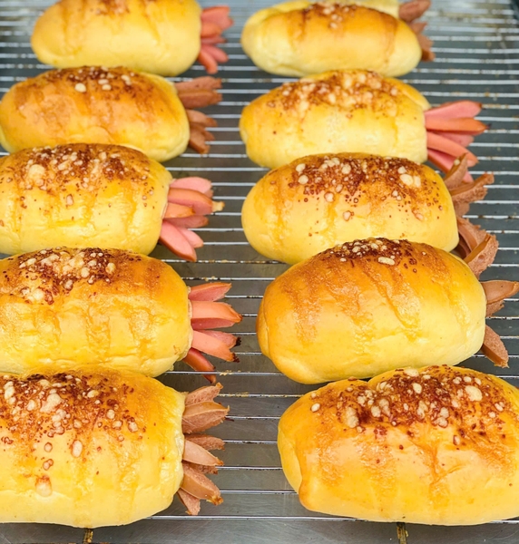 Bánh mì bạch tuộc ( hộp 2b)