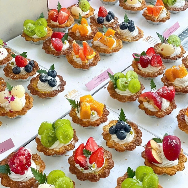 Set tart trái cây 9 bánh