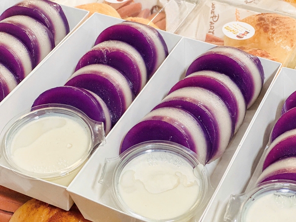 Bánh da lợn khoai môn