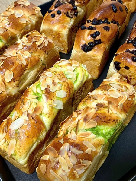 Bánh mì trà xanh
