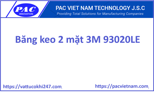 Băng keo 2 mặt 3M 93020LE