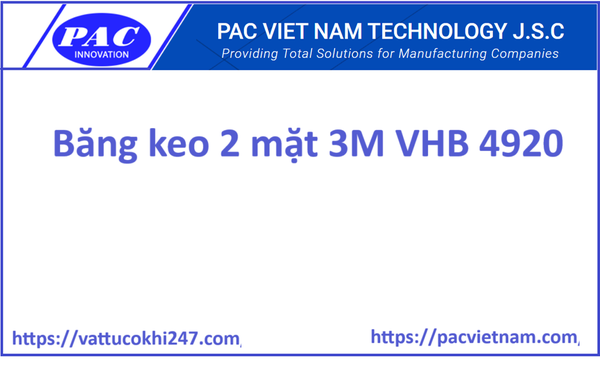 Băng keo 2 mặt 3M VHB 4920