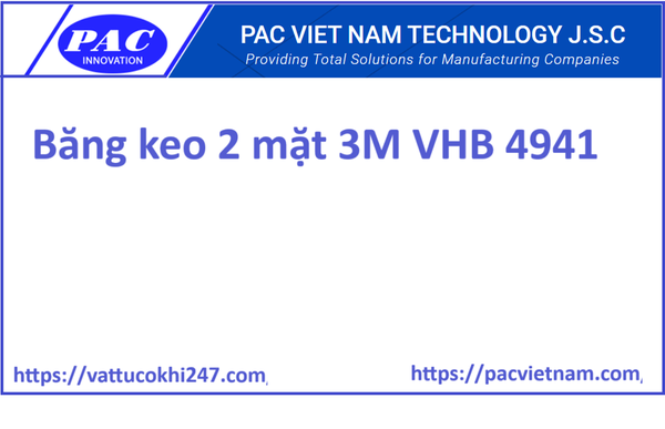 Băng keo 2 mặt 3M VHB 4941