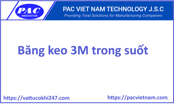 Băng keo 3m trong suốt