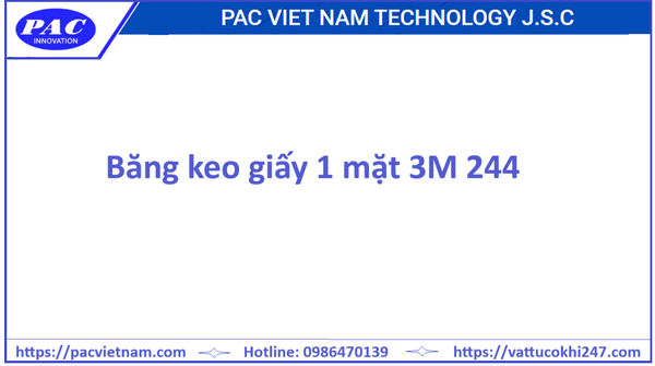 Băng keo giấy 1 mặt 3M 244