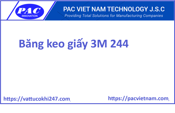 Băng keo giấy 1 mặt 3M 244