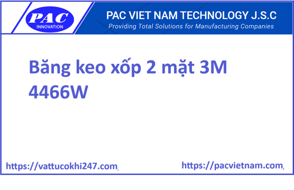 Băng keo xốp 2 mặt 3M 4466W