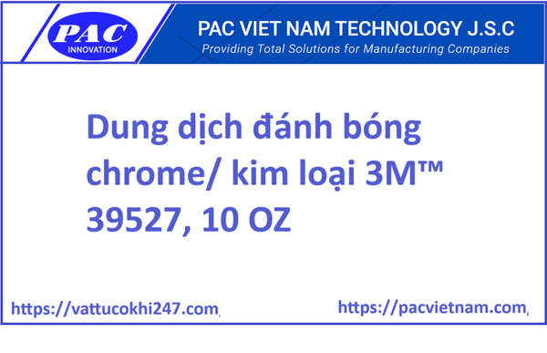 Dung dịch đánh bóng chrome/ kim loại 3M™ 39527, 10 OZ
