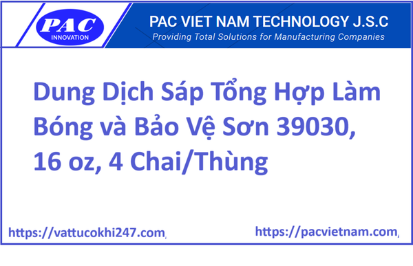 Dung Dịch Sáp Tổng Hợp Làm Bóng và Bảo Vệ Sơn 39030, 16 oz, 4 Chai/Thùng