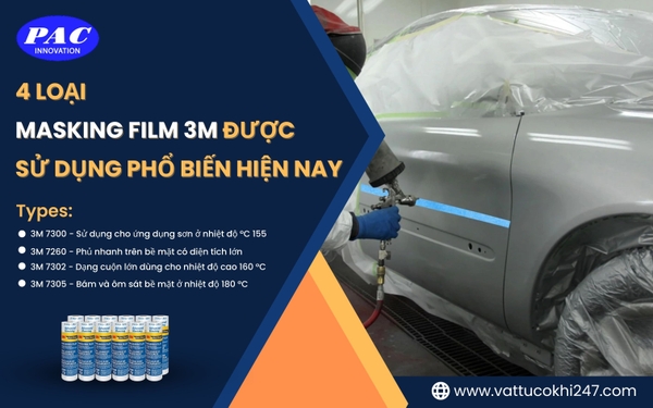 Masking Film là gì? 4 loại film che phủ 3M được sử dụng nhiều nhất hiện nay