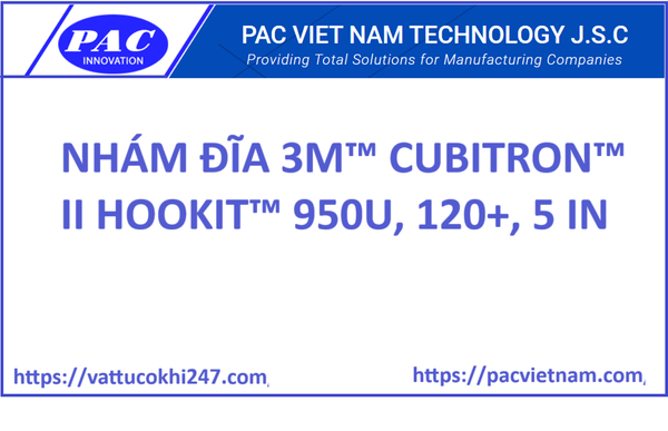 NHÁM ĐĨA 3M™ CUBITRON™ II HOOKIT™ 950U, 120+, 5 IN